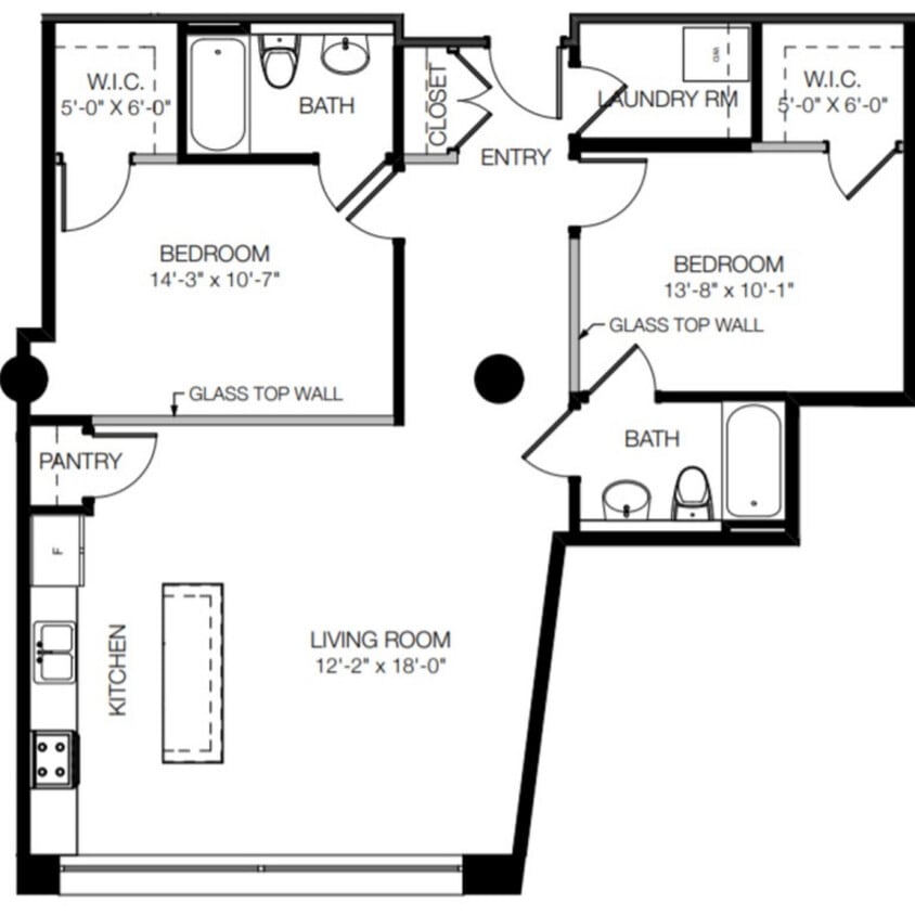Floor Plan - SUITE 206A, 406A, 506A