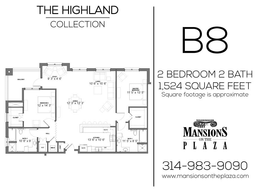 Floor Plan - Highland - B8