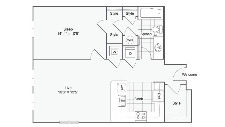 Floor Plan - A207