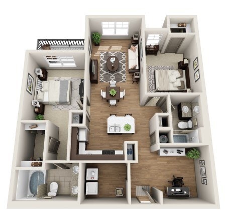 Floor Plan - Palm Regency 