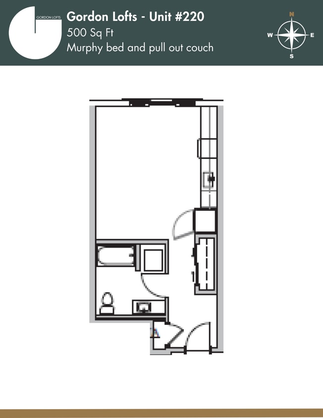 Floor Plan - The Pearl - Furnished