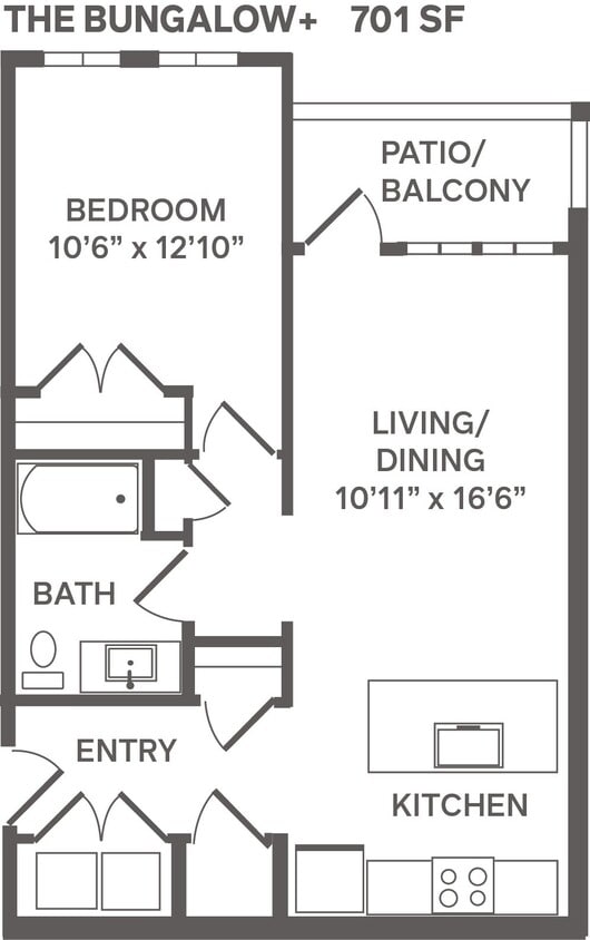 Floor Plan - Bungalow+ (A1+) 