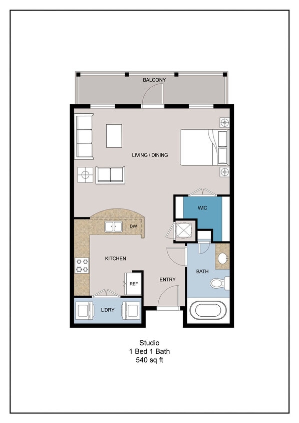 Floor Plan - A (studio)