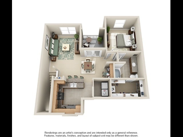 Eagle 925 sqft - A3D