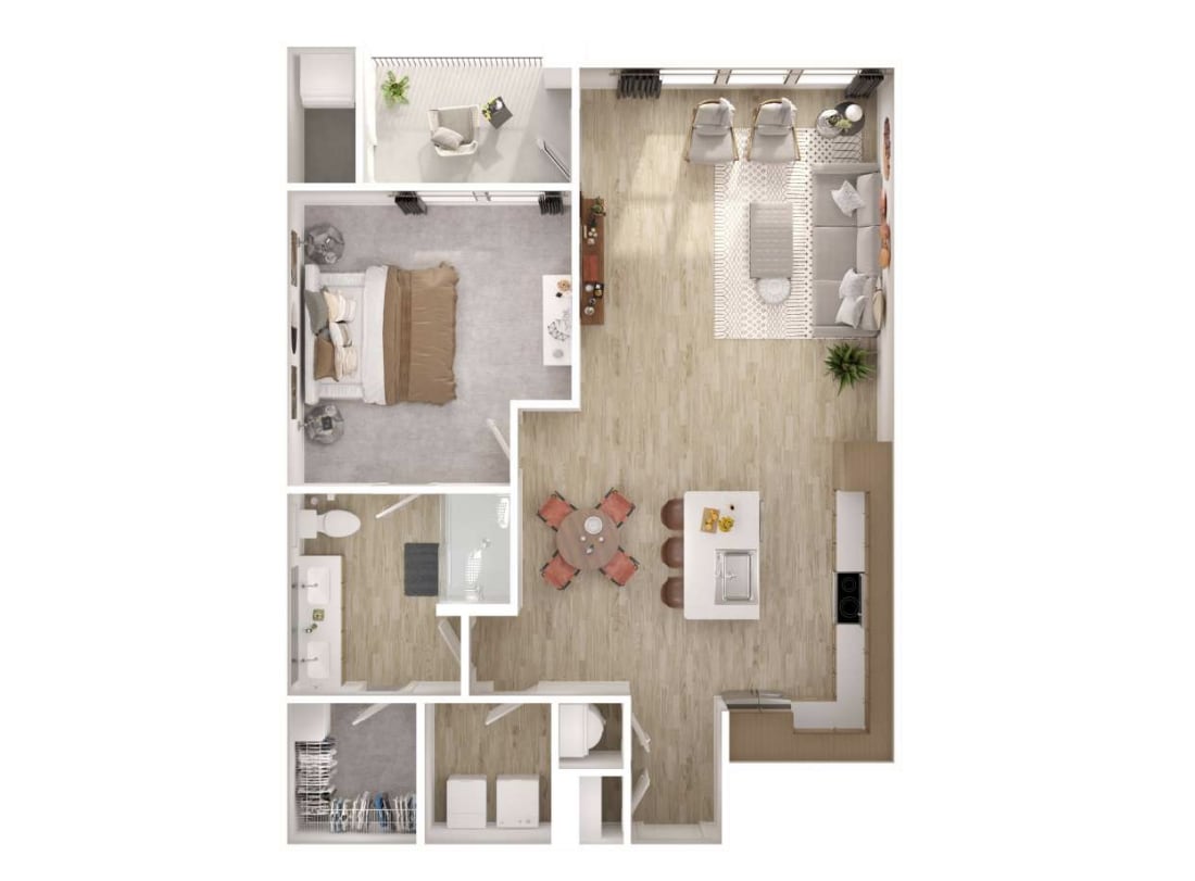 A4.PNG - A4 - One Bedroom, One Bathroom