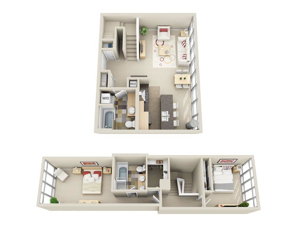 Floor Plan - Midrise B2VT