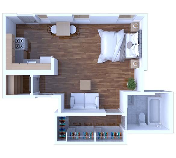 Floor Plan - Studio Floor Plan S26 666 4R