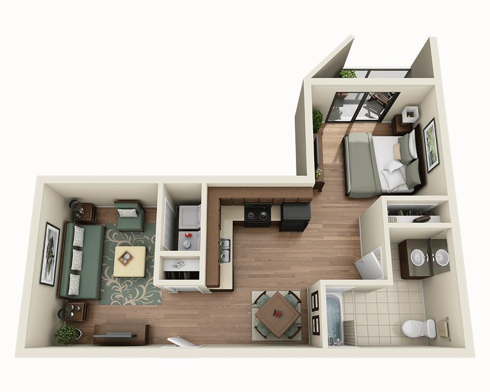 Floor Plan - St. Michel (E1E)