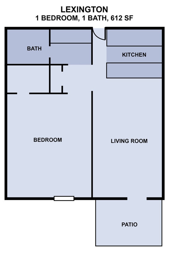 Floor Plan - 1x1hr