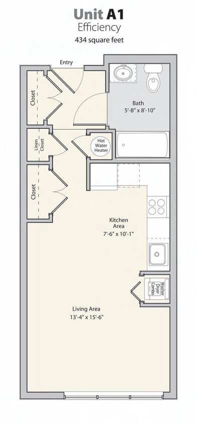 Floor Plan - Studio A1