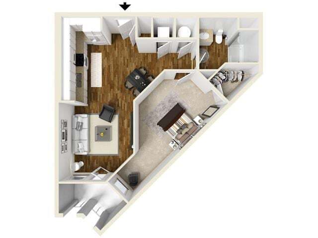 Floor Plan - The Burke
