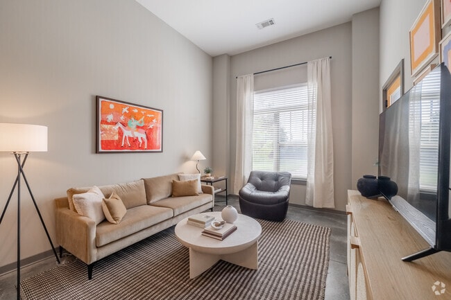 1BR, 1BA - A5 - 705SF - Living Room - Eastside Heights