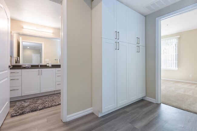 Upgraded Apartment Home Hall Storage and Bath - Avalon on the Alameda