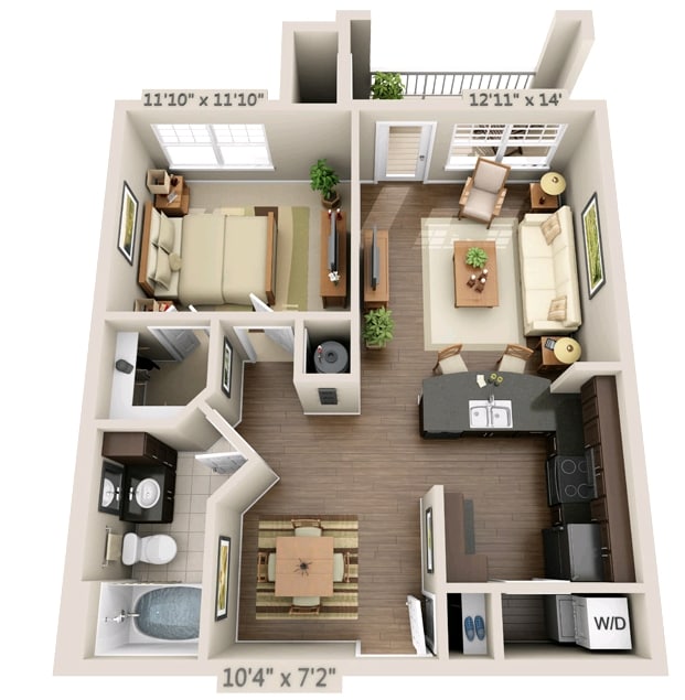 1BR/1BA - Aspen Creek