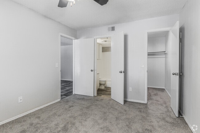 Master Bedroom - 2BD, 2BA Model - Midwest City Depot Apartments