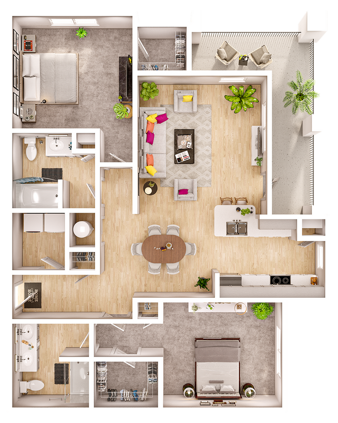 Linz at the Station - B2D Floor Plan - B2D
