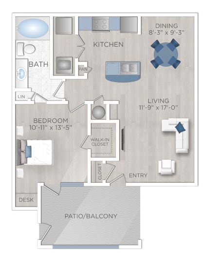 Floor Plan - Nueces (A2)