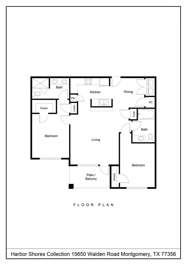 Floor Plan - B2 - Harbor Shores II