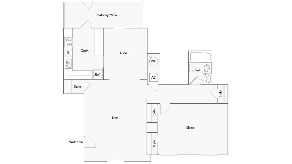 Alexandria-1Bd-1Ba-750sqft - Alexandria