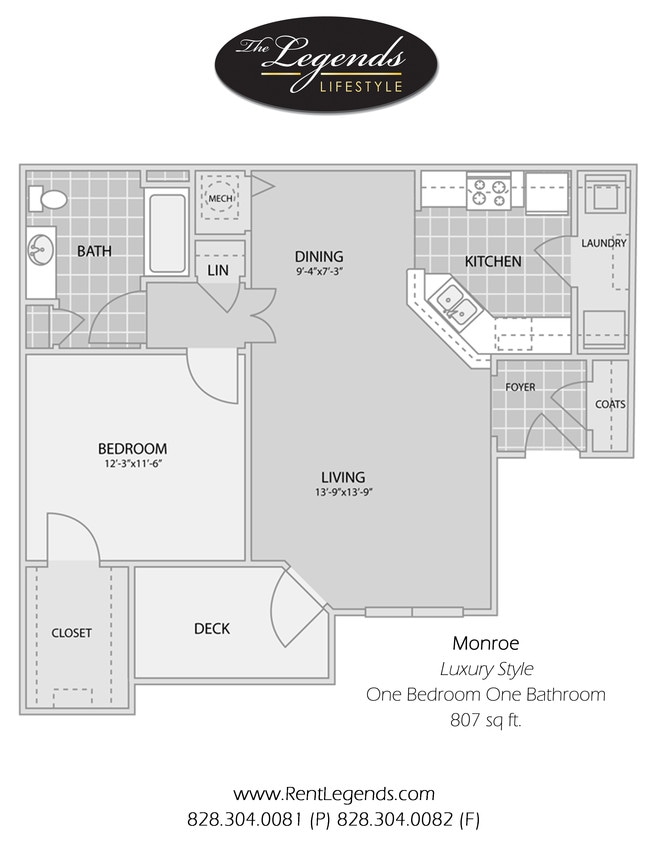 Monroe - 1 Bedroom 1 Bath - Monroe
