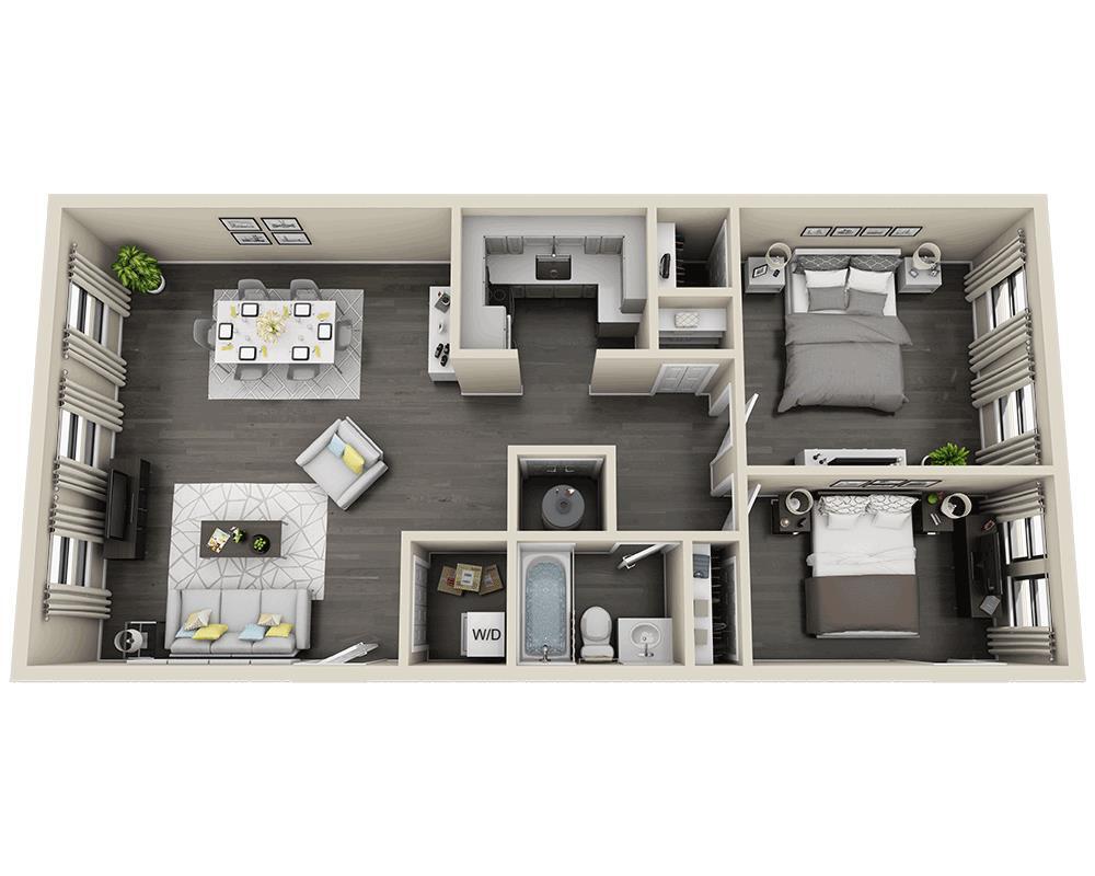 Floor Plan - 30 Garrison - B1A