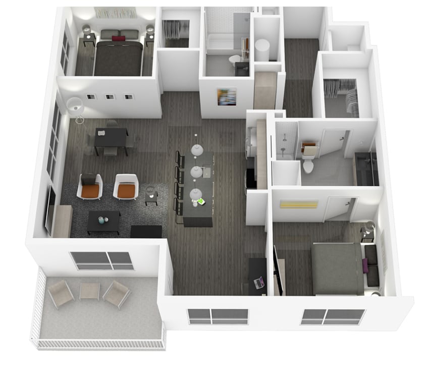 Floor Plan - 2E