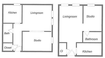 Floor Plan - Medium Studio +