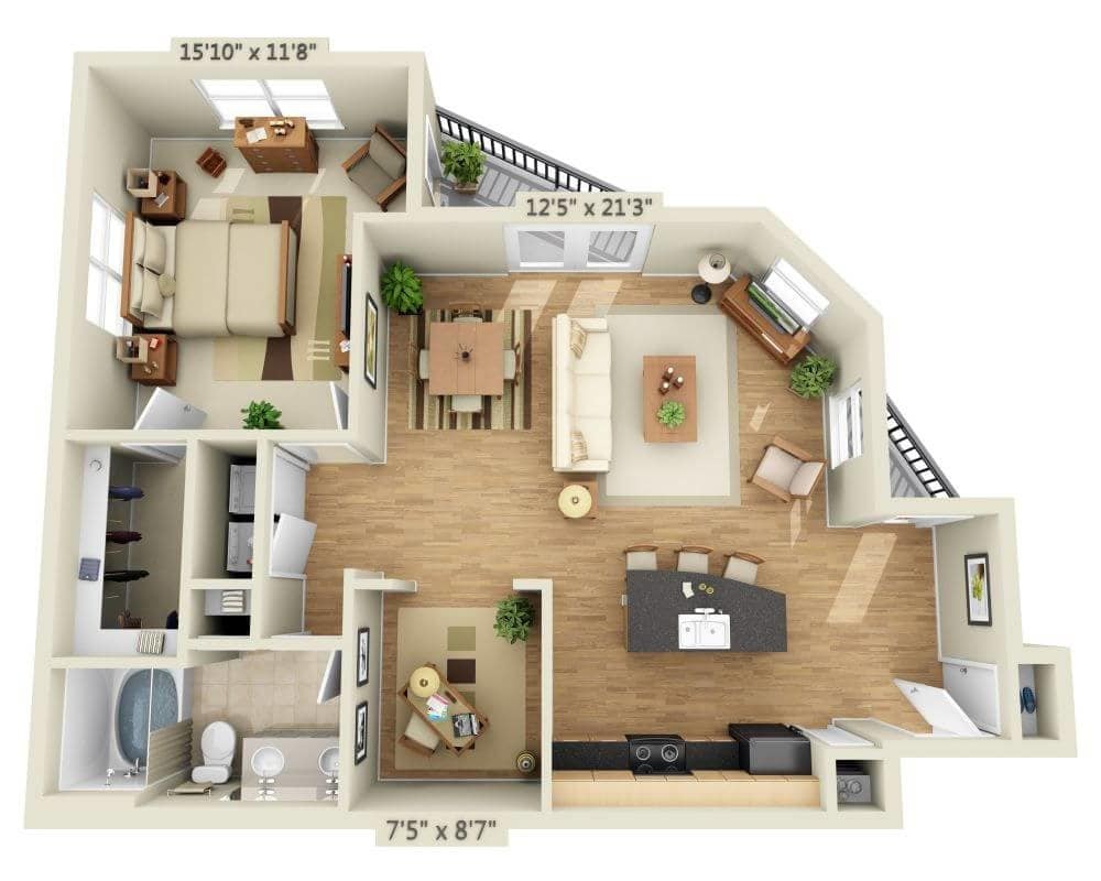 Floor Plan - Lakeside - Andria