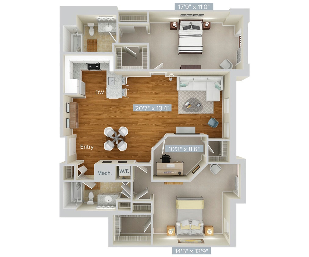 Floor Plan - B34D-1461