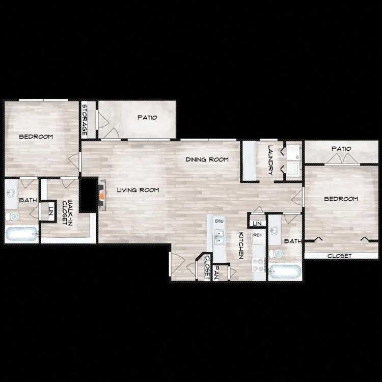 Floor Plan - Hollywood