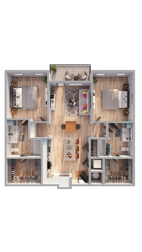 Emerson at Montford Park - B7 Floor Plan - B7