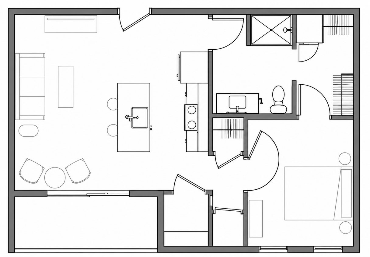 Floor Plan - 1E