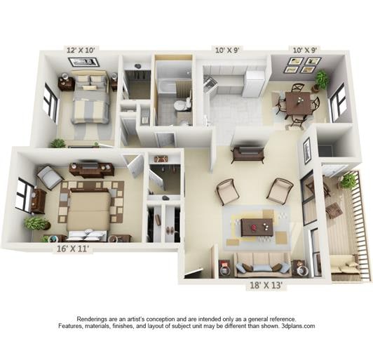 Floor Plan - The Edward