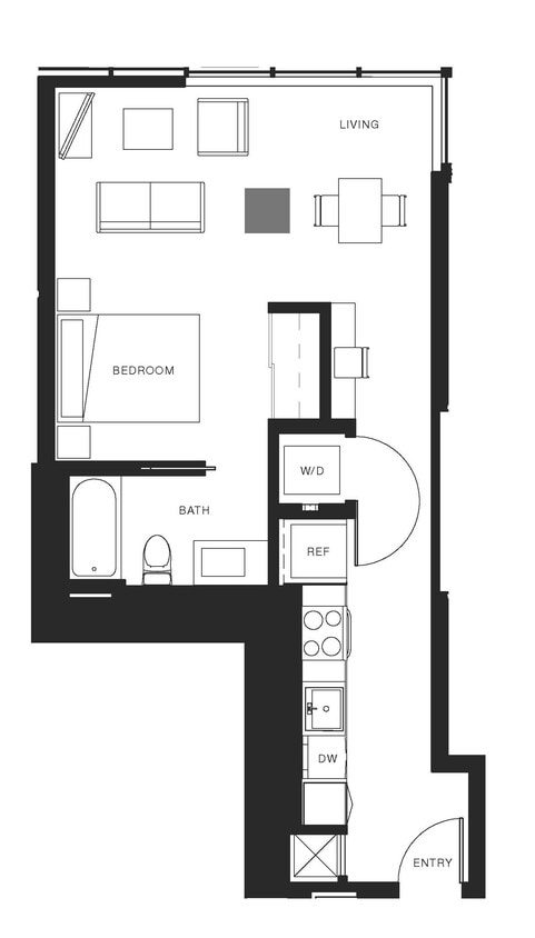 Floor Plan - Studio