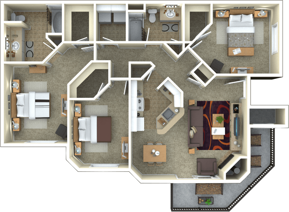Floor Plan - Residence 6 Luxury