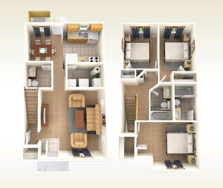 3BR/2.5BA - The Onyx