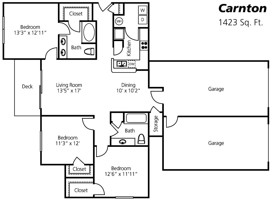 Floor Plan - Carnton Renovated