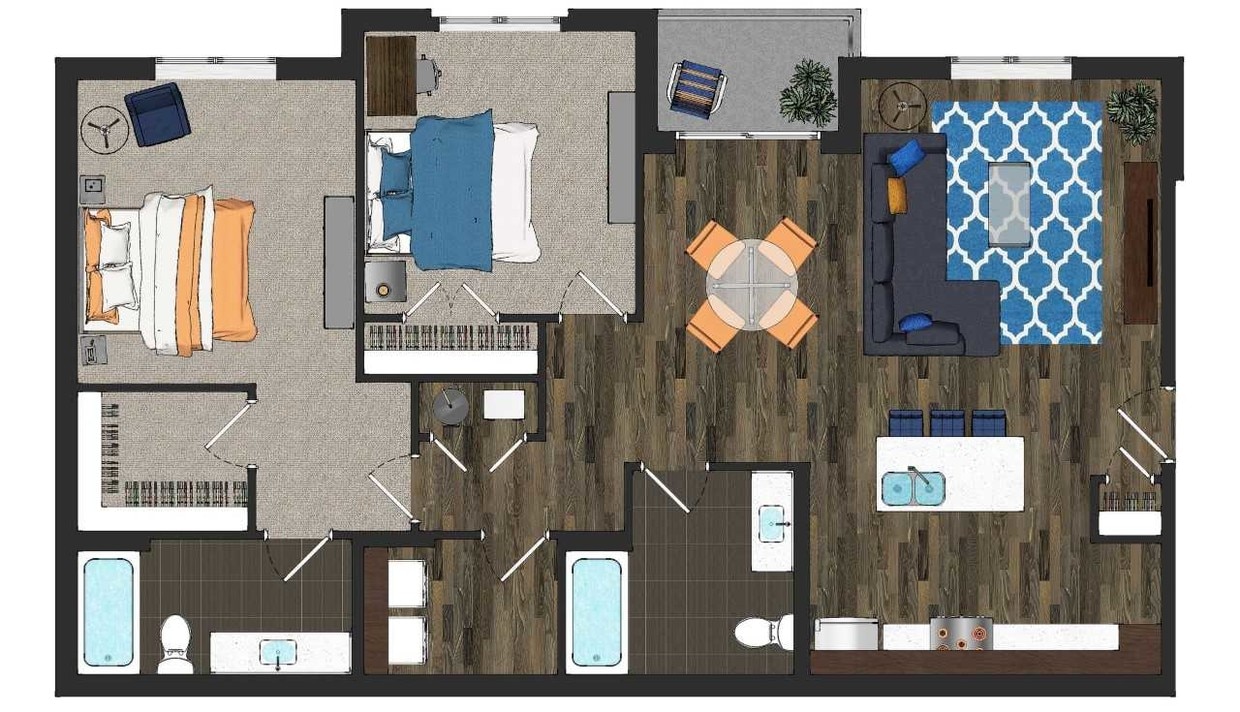 B3 The Kaylor Joe 1144 SF - Kaylor Joe Furnished