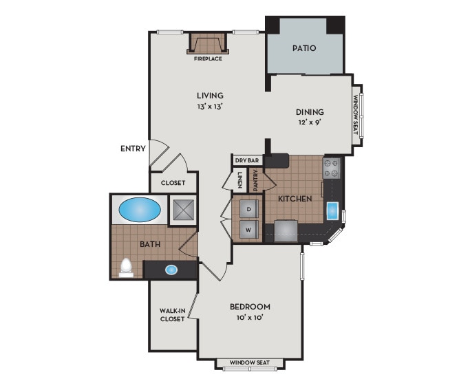 Floor Plan - Caramel