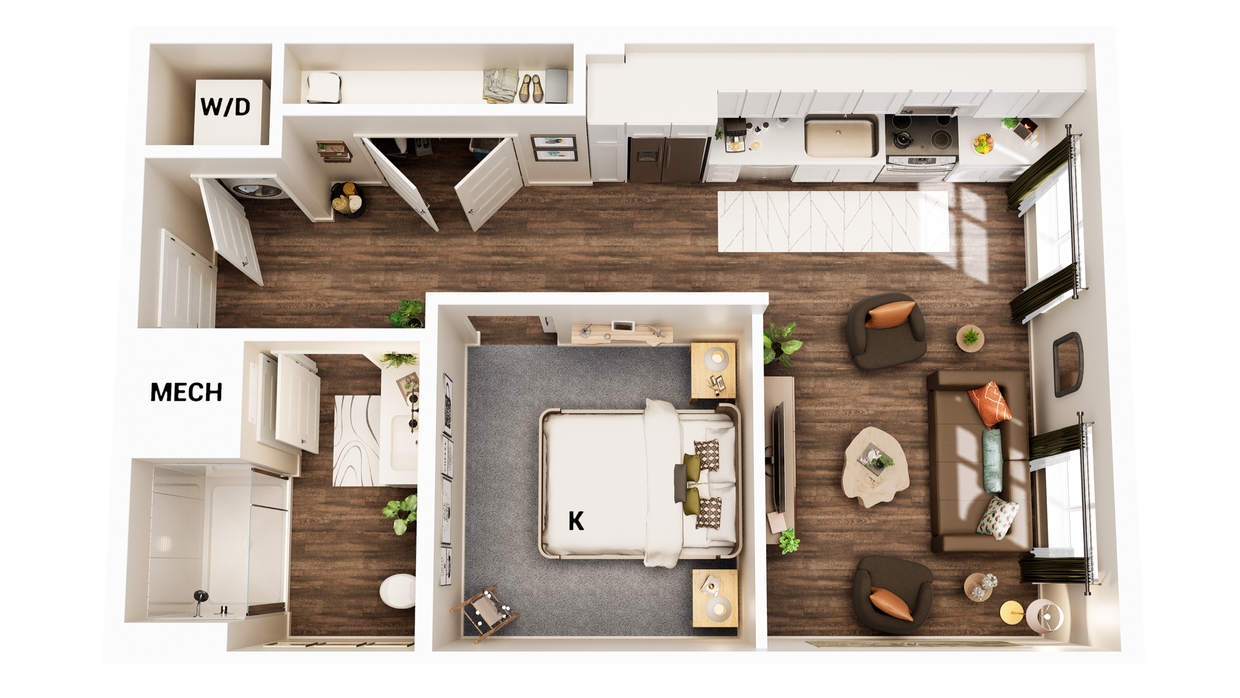 Floor Plan - Junior 1 BR