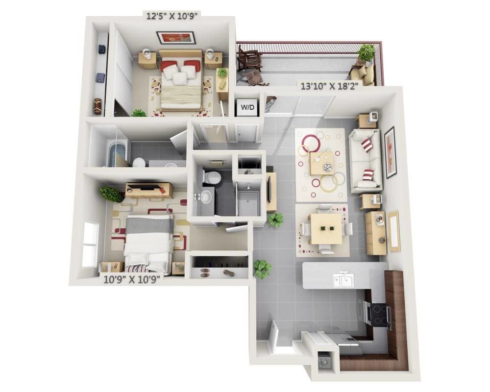 Floor Plan - Foster (B2D)