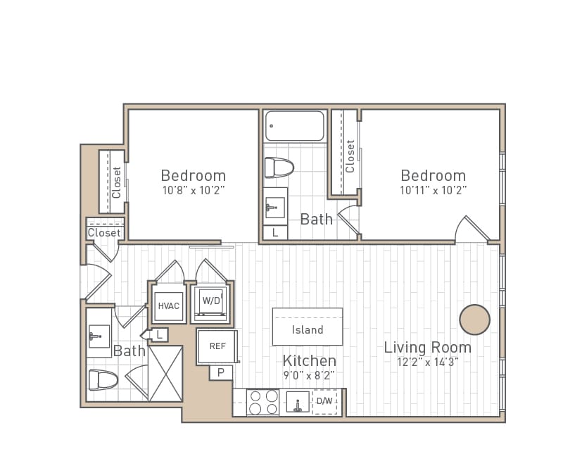 Floor Plan - B3B - Rise