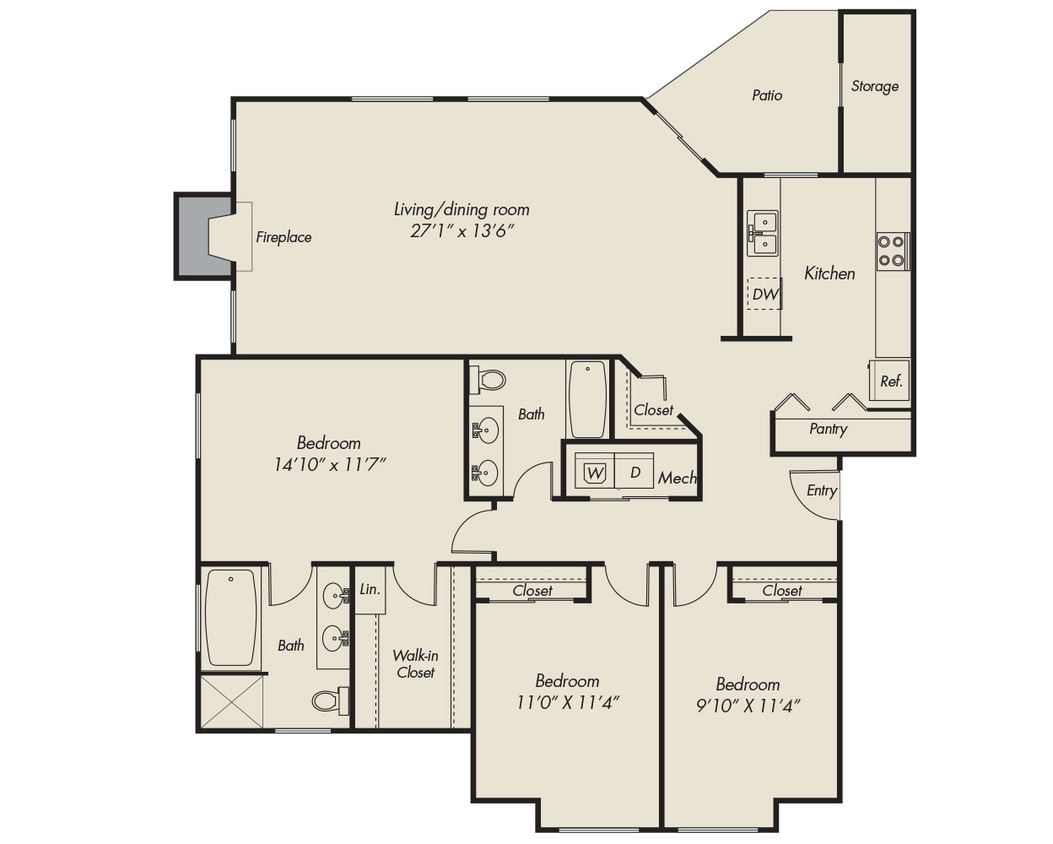 Floor Plan - 1379-r