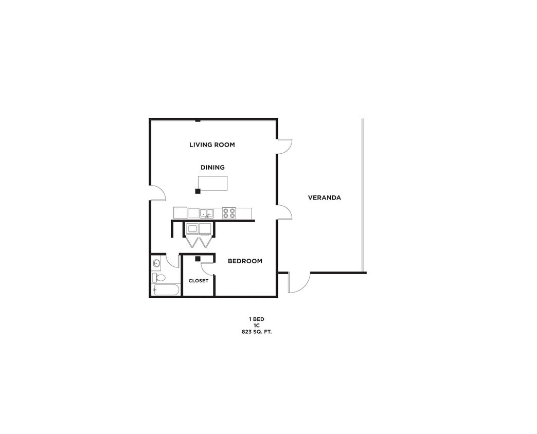 Floor Plan - 1C