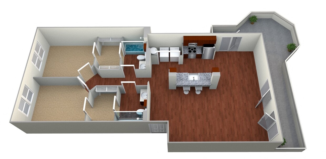 Floor Plan - Town Square II-A