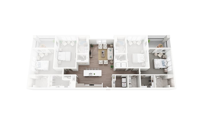 Floor Plan - R1D - Co-living