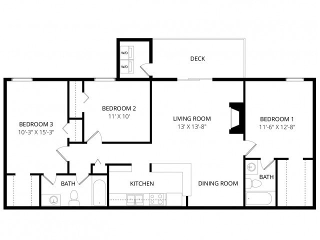 Floor Plan - 3x2