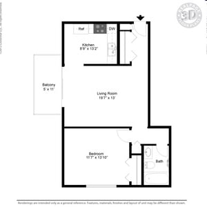 Floor Plan - The Ashland