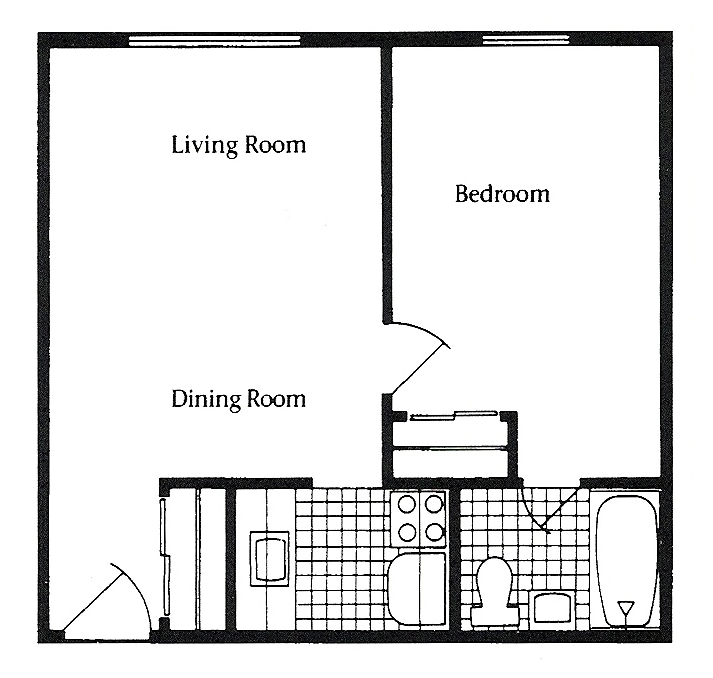 1 Bed 1 Bath Garden - 1 Bed 1 Bath Garden 1st Floor Corner