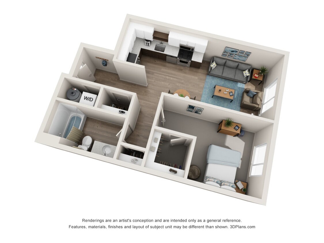 Floor Plan - One Bed Small